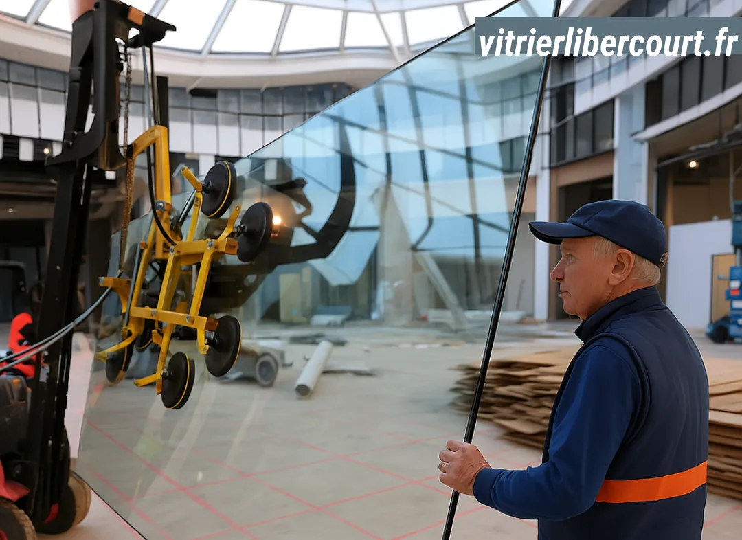Remplacement de vitrine magasin Libercourt